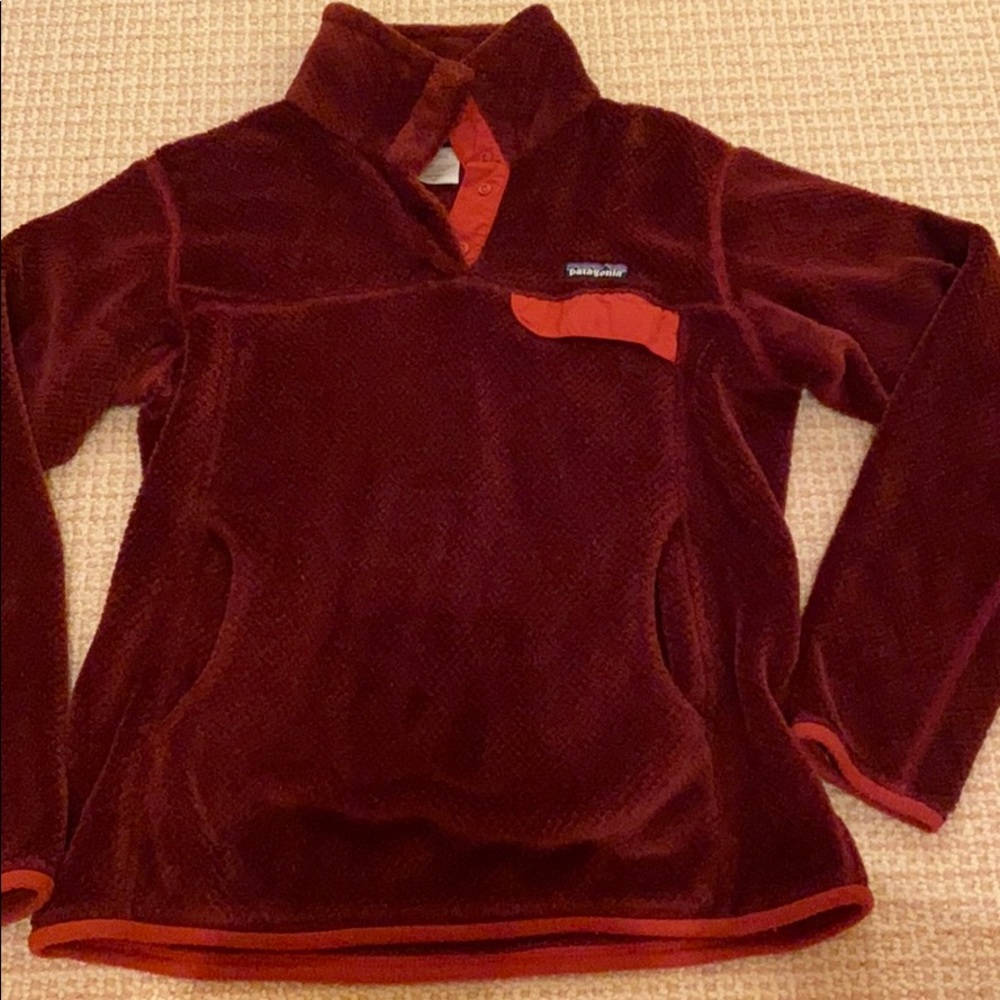 Red/Maroon Patagonia fleece